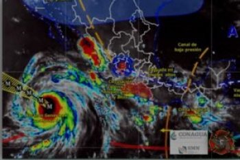 Prevén lluvias moderadas a fuertes en Guerrero este martes, informa Protección Civil