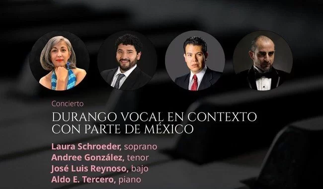 Recital 'Durango vocal en contexto' rendirá homenaje a la música del estado en Bellas Artes