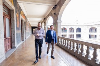 Kuri y Delgado revisan avances en protección digital de menores en Querétaro