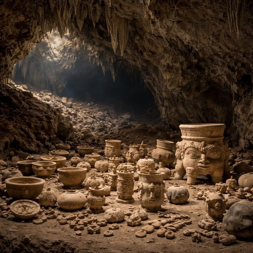 Descubren cueva con 179 piezas arqueológicas en Chiapas; INAH la considera un hallazgo relevante en la región