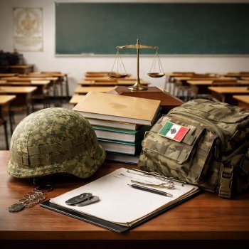 SEP cambia su versión y deja vacío legal sobre escuelas militarizadas