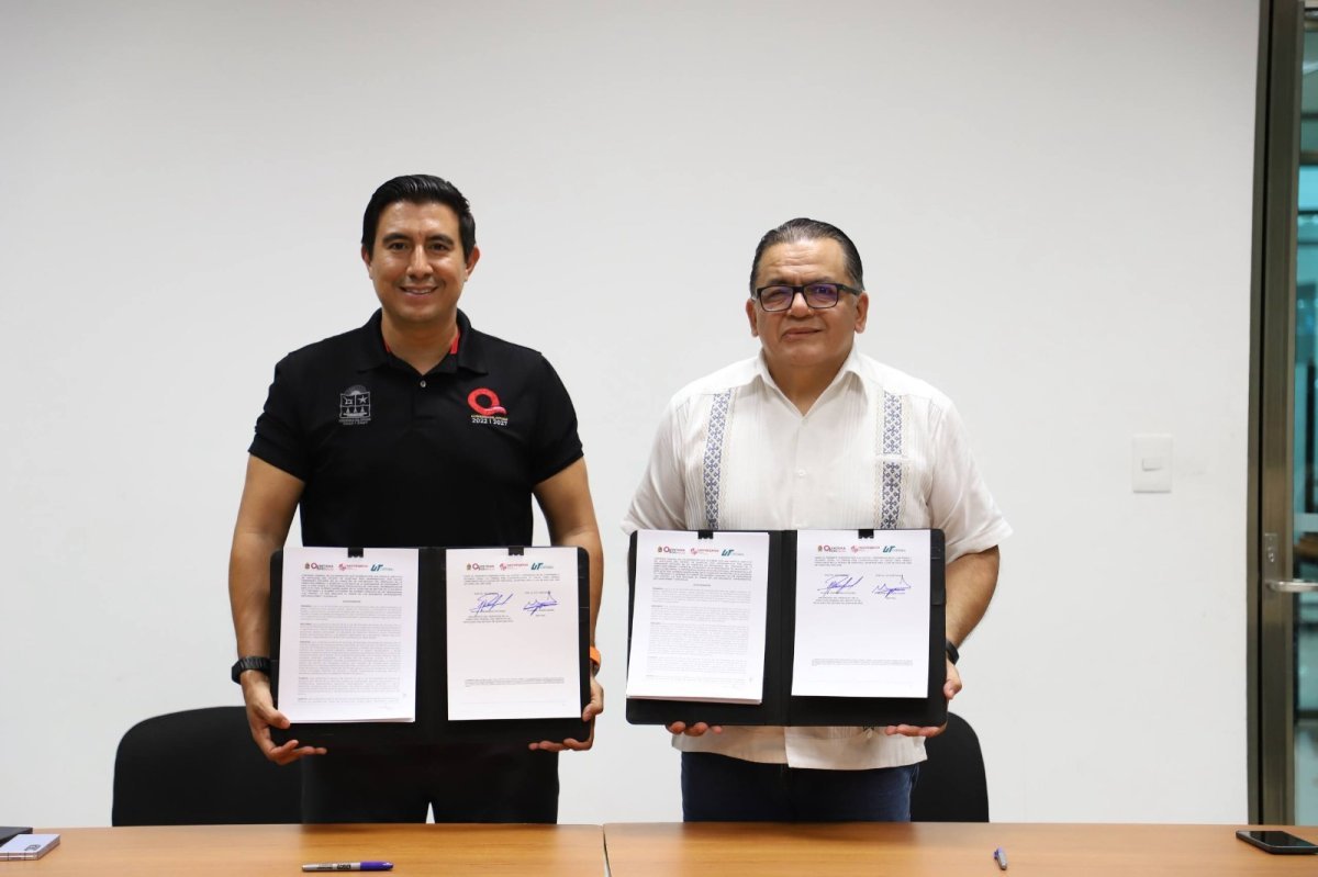 IMOVEQROO y UT Chetumal firman convenio para fortalecer movilidad estudiantil