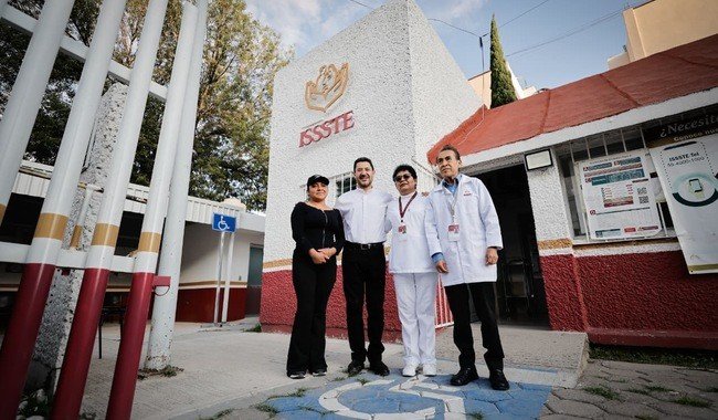 Martí Batres supervisa en Puebla unidades del ISSSTE beneficiadas por La Clínica es Nuestra