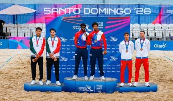 México gana bronce en voleibol de playa femenil y plata en varonil en Santo Domingo
