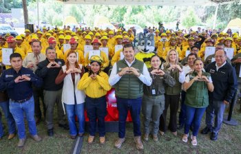 Puebla reconoce a guardias forestales; incendios bajan 35% y superficie afectada 57%