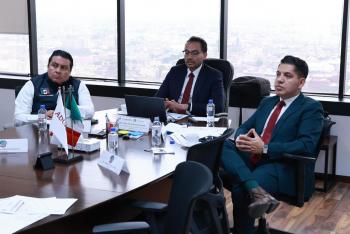 LA COMISIÓN DE ECONOMÍA DEL SENADO SOSTIENE REUNIÓN DE TRABAJO CON EL TITULAR DE LA AGENCIA NACIONAL DE ADUANAS DE MÉXICO