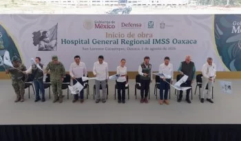 Sheinbaum inicia obra de hospital IMSS en Oaxaca y anuncia Ciudad Salud Ñuu tata
