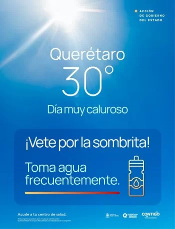 Querétaro registra 4 casos de golpe de calor y una defunción en la temporada de calor