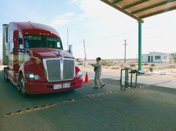 Supervisa SEPADA operación del Punto de Verificación Interna en Guerrero Negro