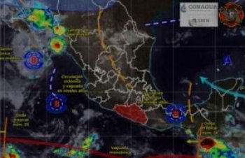 Canal de baja presión favorecerá lluvias vespertinas en Guerrero