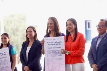 Gobernadora de Guanajuato impulsa lactancia y entrega obras en Irapuato