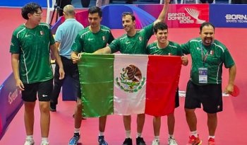 México consigue oro en tenis de mesa por equipos en Santo Domingo 2026