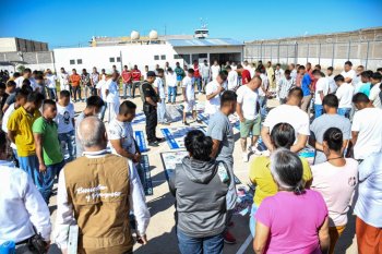 Respalda SSP a madres buscadoras en recorrido por CERERESO Varonil