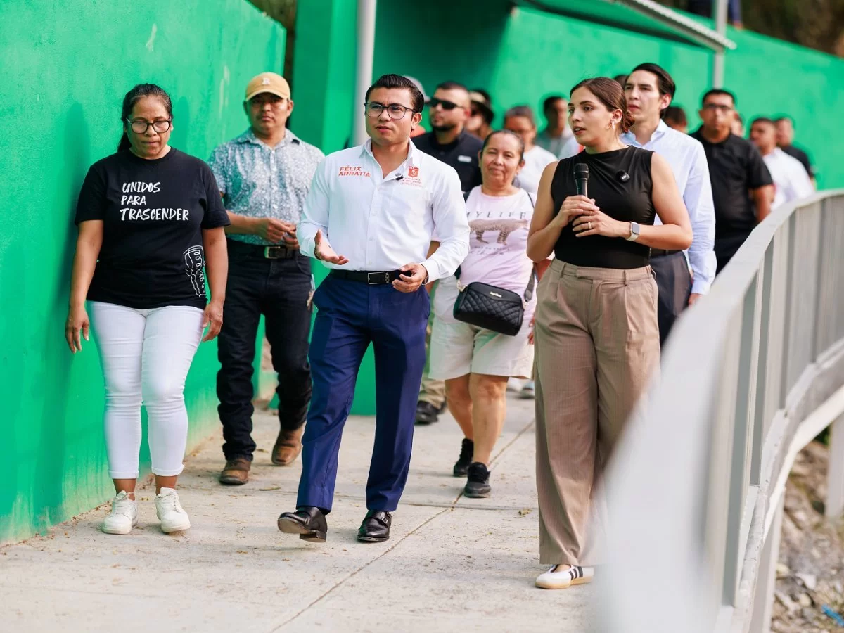 Inauguran andador San Isidro en La Campana; beneficiará a 7 mil personas