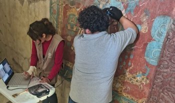 INAH monitorea murales de Cacaxtla; sin cambios en 15 años