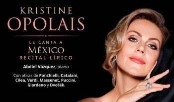 Kristine Opolais debutará en México con recital en el Palacio de Bellas Artes