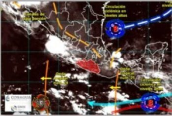 Pronostican lluvias y vientos fuertes en Guerrero por canal de baja presión y onda tropical