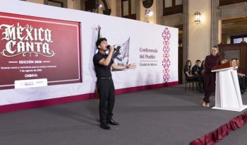 Sheinbaum presenta a semifinalistas de México Canta 2026; habrá sedes en EU y México
