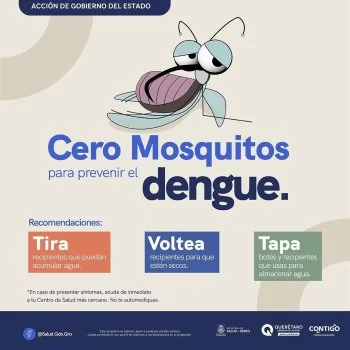 SESA Querétaro refuerza medidas contra el dengue; reporta un caso local y una defunción