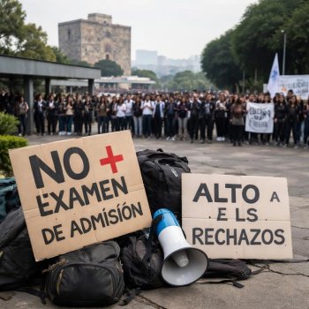 Aspirantes UNAM convocan a nueva marcha contra examen de control; fecha y ruta