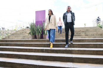 Gobernador supervisa avances del Platabús y se reúne con transportistas