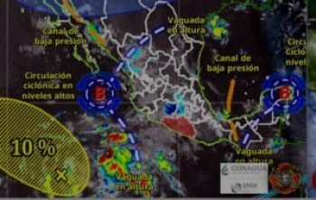 Pronostican lluvias y rachas de viento en Guerrero; vigilan zona de posible ciclón
