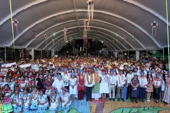 Querétaro participa en el Festival Nacional de Tlajtoli con delegación de portadores de tradición