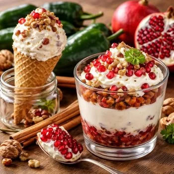 Chile en nogada se reinventa en Atlixco: ahora es postre y helado