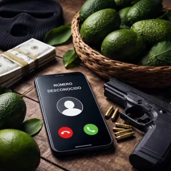 Confirma FGE llamadas extorsivas a aguacateros tras captura de La Quiringua