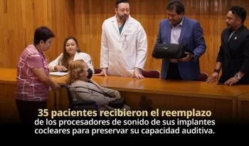 INER consolida su liderazgo en implantes cocleares con casi 500 procedimientos desde 1999