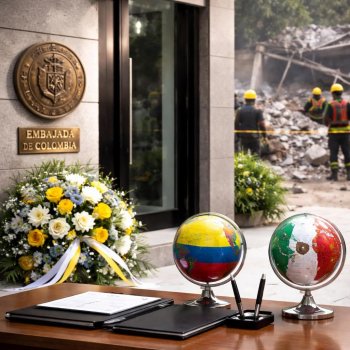 Embajada de Colombia en México agradece a Claudia Sheinbaum su compromiso y apoyo tras el terremoto