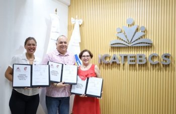ICATEBCS y CBTIS 230 firman convenio para ampliar capacitación y certificación en BCS