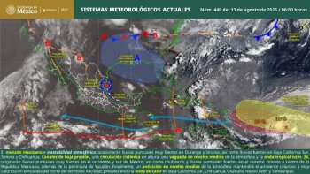 Prevén lluvias y tormentas en Oaxaca por onda tropical 26
