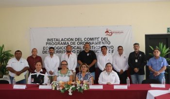 Instalan comité del POEL en Seybaplaya para ordenamiento ecológico local