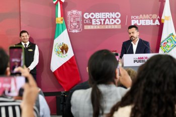Puebla superará meta de 68 mil viviendas: Armenta; hay 42 hectáreas para el programa