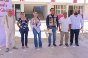 Supervisa Evelyn Salgado obra escolar en Acapulco con inversión de 17.4 MDP
