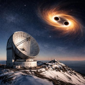 Telescopio mexicano detecta dos agujeros negros al borde de la fusión