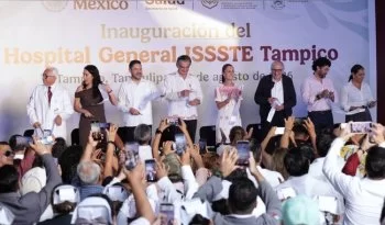 Sheinbaum inaugura nuevo Hospital del ISSSTE en Tampico con 250 camas