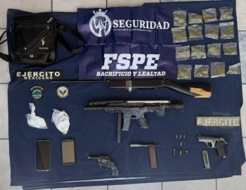 FSPE detiene a cuatro personas en Acámbaro y asegura armas y drogas