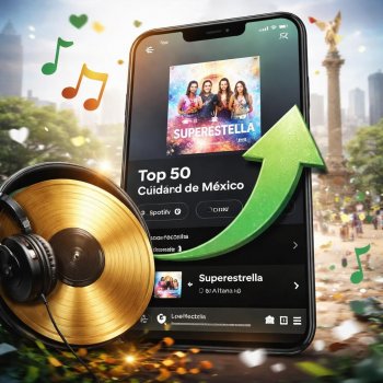 La Receta lleva 'Superestrella' de Aitana al primer lugar de Spotify en Ciudad de México
