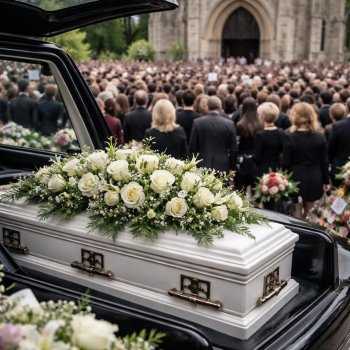 Miles de fans despiden a Bonnie Tyler en su funeral en Gales