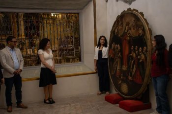 Secretaría de Cultura entrega tres pinturas restauradas en Santuario de Atotonilco