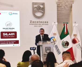 Zacatecas, con finanzas sanas, cero deuda y primer lugar en participaciones: Monreal