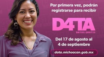 Docentes de Michoacán ya pueden acceder al programa D4TA Datos Gratis