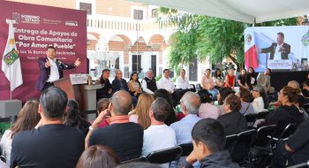 Gobierno de Puebla invierte 2.8 MDP en rehabilitación de fachadas en el Centro Histórico