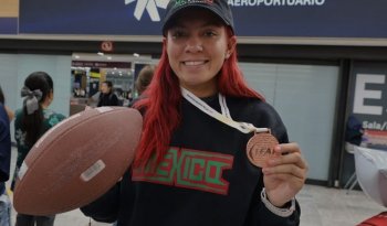 Selección femenil de flag football regresa a CDMX con histórico boleto olímpico