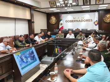 Sesión extraordinaria de Protección Civil en BCS por lluvias y vientos