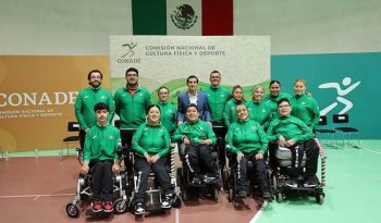 Abanderada selección mexicana de boccia para Campeonato Mundial Seúl 2026