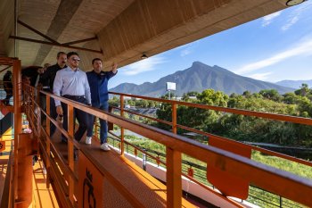 Gobernador inaugura Parque Lineal bajo viaducto en Guadalupe y anuncia ampliación
