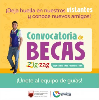 Gobierno de Zacatecas abre convocatoria para becas de guías del Zigzag